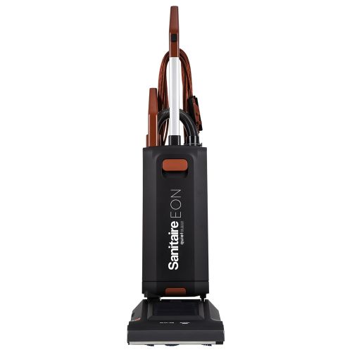 Sanitaire Eon QuietClean 12 Inch Upright Vacuum, HEPA, Bagged with On-Board Tools